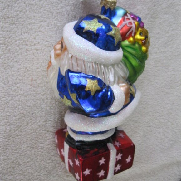 Christopher Radko Christmas Ornament Secret Santa Large - Picture 6 of 8